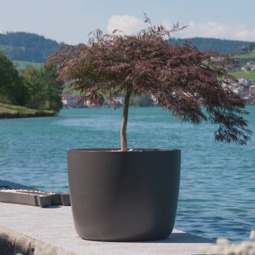 28" Kyoto Container Material: Fiber Cement Finish: Anthracite