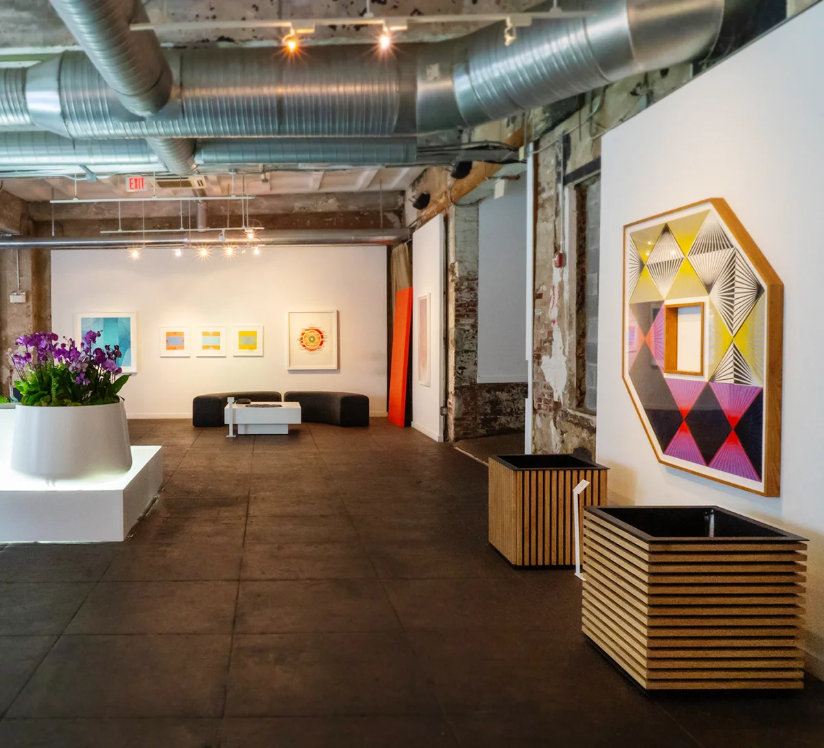 Planters With Cladding3 cladded planters