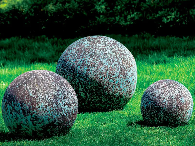 Terracotta Statuary Spheres Garden Decor statuary