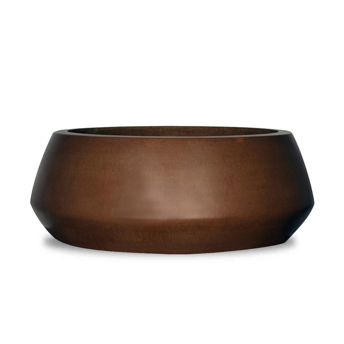 Belize Low Bowl Planter (Glass Fiber Reinforced Concrete in Bronze Metallic Finish) Belize Low Bowl Planter (glass Fiber Reinforced Concrete In Bronze Metallic Finish)