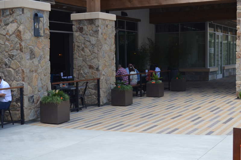 Medium Cube Planters in Rust by Yard Art