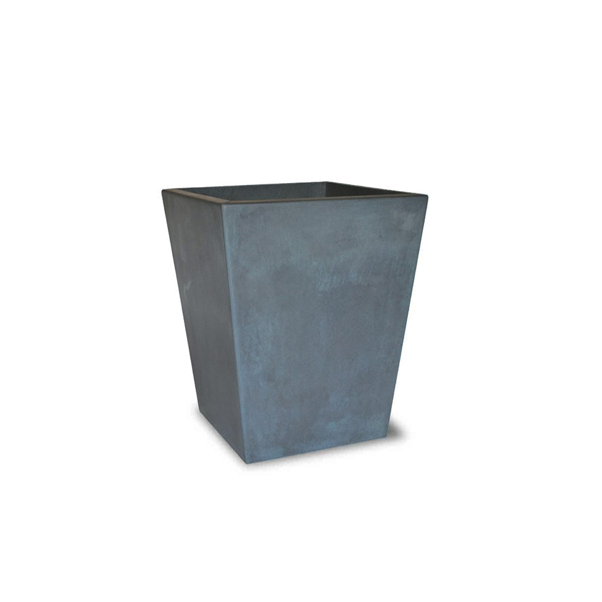 Geo Square Tall Planter (Glass-fiber reinforced concrete in English Lead Perma Spec finish) Geo Square Tall Planter (glass Fiber Reinforced Concrete In English Lead Perma Spec Finish)
