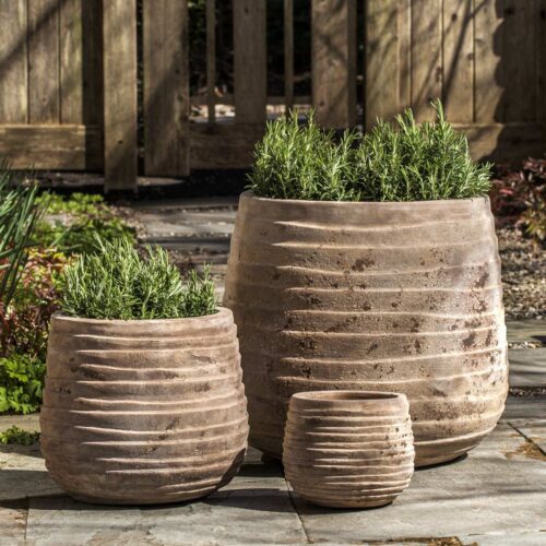 Ipanema Planters (terracotta In Antico Finish) contemporary, terracotta, terra cotta, garden, planter